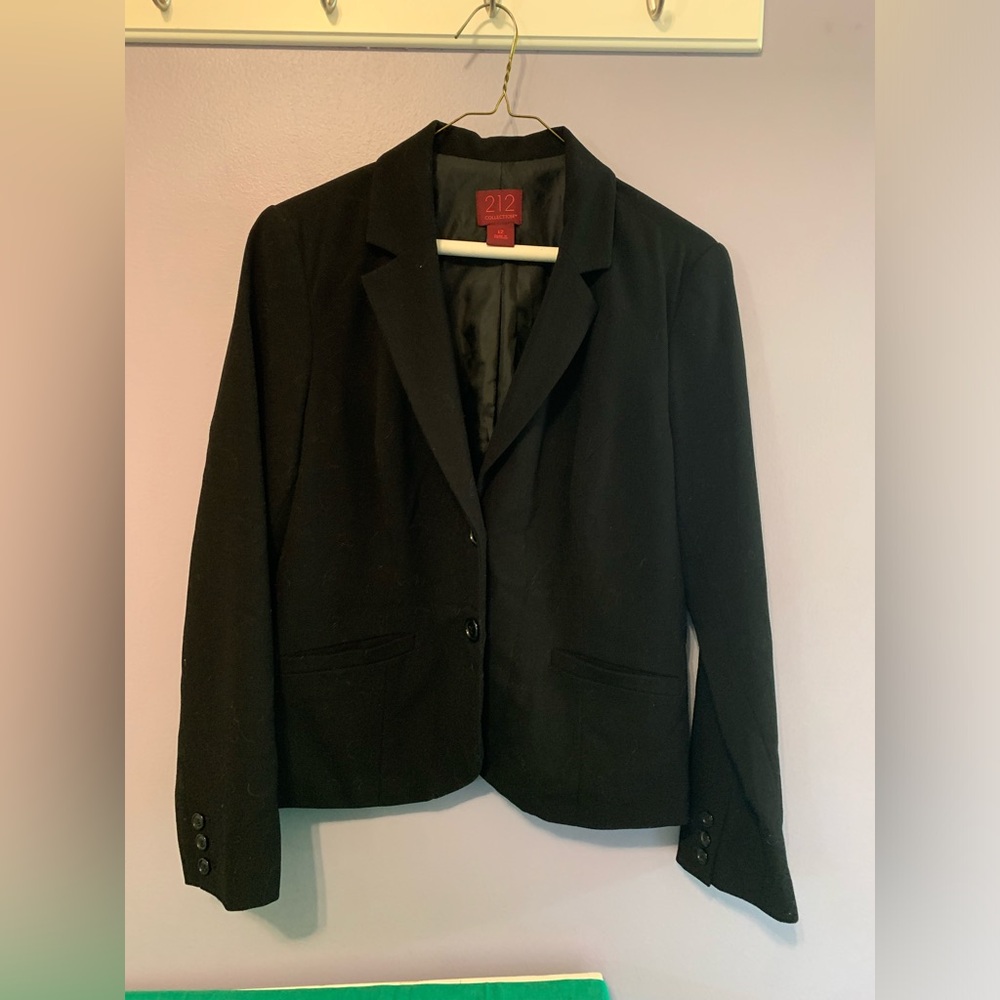 212 Collection Women’s Black Blazer Suit Jacket 12